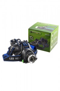 GARIN фонарь налобный LUX HL10 (4xR6) 1св/д 4W (800lm), черн., 4 реж., алюм., IP65, кор.