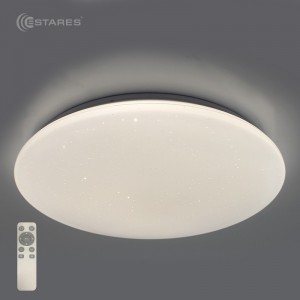 Estares св-к-люстра св/д управл. SATURN 70W(7000Lm) 2K-4K-6K 500х74 пульт ДУ белый IP20