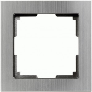 Smartbuy Нептун Рамка 1-местная пластик серый никель (SBE-06gn-Metal-FR-1)