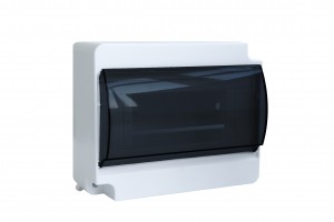 uplast бокс (корпус) пластик. КМПн-8 мод. с крышкой, навесной, опломбировка, 400-080к