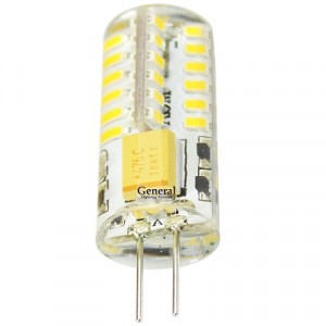 General G4 220V 4W 2700K 2K 43x15 силикон BL5 (цена за 1шт.) 651600