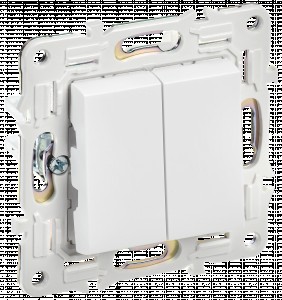 IEK SKANDY мех. выкл. СУ 2 кл. 10А арктический белый SK-V04W SK-V20-0-10-K01