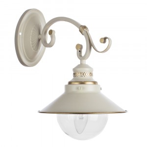 ARTELAMP Бра 1x60W E27 170x280x320 прозрачный/бело-золотой GRAZIOSO A4577AP-1WG