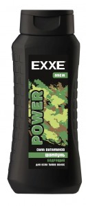 Шампунь мужской Бодрящий POWER 400мл EXXE MEN
