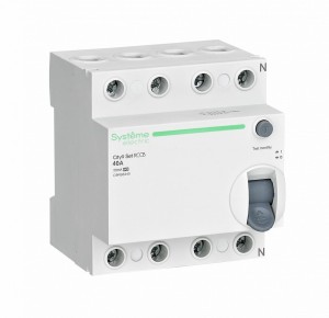 Systeme electric City9 выкл. дифференциального тока (УЗО) ВДТ 4P 40А 30мА, тип A, 6кА C9R68440