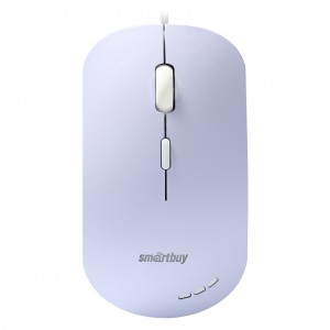 Мышь проводная беззвучная с подсветкой Smartbuy 288 сиреневая (SBM-288-V) / 40