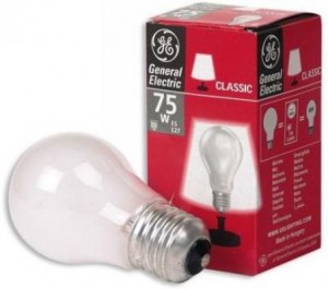 GE A1 (A50) E27 75W ЛОН матовая (Белоруссия) 97210
