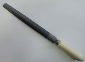3-ON Напильник с деревянной ручкой №2, п/круглый, 300 мм, 04-06-300
