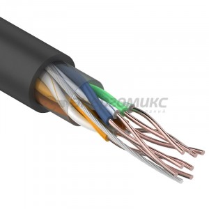 Кабель UTP 4PR 24 AWG Cat5e OUTDOOR, 305 м, Rexant, арт.01-0045