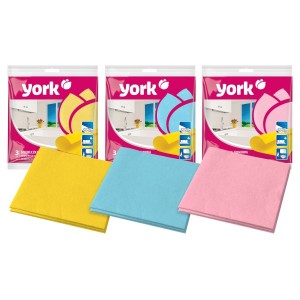 Салфетка  вискозная Домашняя YORK 3шт. (35х35 см),артикул 020010