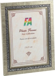 Фоторамка FA пластик Лира, перламутр 15х21 (34/612) 20856