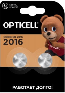 Э/п Opticell  CR2016 BL2
