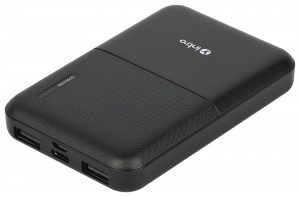 Intro USB зарядки для мобильных устройств ZX50 Power bank 5000mAh, microUSB, Type-C, черный 55896