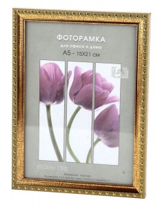 Фоторамка Interior Office пластик 986/996 30х40 золото 9813