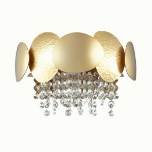 ODEON LIGHT 4636/2W ODL20 477 золото/хрусталь/металл Бра G9 2x40W 220V ULLA