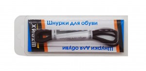 Шнурки 60 см. круглые тонкие с пропиткой КОРИЧНЕВЫЕ Штрих, арт.91862323