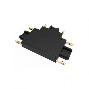 Jazzway коннектор для шинопровода черный T-обр.MTR16 CT-BL .5057333