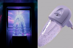 СТАРТ ночник NL 1LED RGB 0.3W "Капля" 220V, фотосенсор 100x40x62
