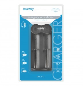 ЗУ для 18650 Li-Ion аккумуляторов Smartbuy 513 (SBHC-513)/80
