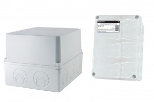 TDM коробка распред. ОУ 240х195х165мм, крышка, IP55, кабельные ввода d28-3 шт. d37-2 шт. SQ1401-1274