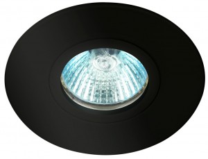 ЭРА св-к встр KL83 BK MR16/GU5.3 черный алюм. 95x21(60) 54345