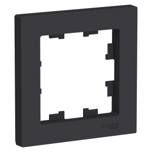 Schneider AtlasDesign рамка СУ 1 мест. карбон ATN001001