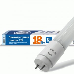 IONICH T8 G13 18W(2100lm) 6500K 6K 1200х26 матовая/стекло ILED-SMD2835-T81200 1512