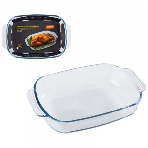 Форма д/запекания IDEALE с ручками, 2л, 30,3*19,5*5,8см, боросиликатное стекло, 103630 Mallony