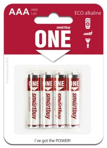 Э/п Smartbuy ONE LR03/286 BL4 SOBA-3A04B-Eco (48/480)
