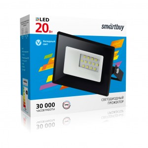SmartBuy прожектор св/д 20W(1600lm) FL SMD LIGHT 6500K 6K 118x33x90 IP65 SBL-FLLIGHT-20-65