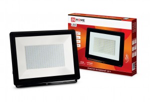 ASD/InHome Прожектор св/д СДО-8 200W(17000lm) 6500К 6K 380x315x33 алюминий/черный IP65 0081