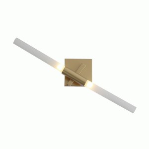 ST LUCE Бра св/д 2x3W G9 600x100 Золото/Белый SL947.201.02