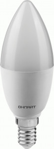 ОНЛАЙТ лампа св/д свеча С37 Е14 9W(800lm) 6500K 6K OLL-C37-9-230-6.5K-E14-FR(PRO90-240В) 90412