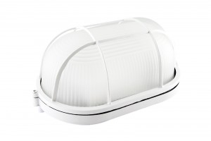 TDM св-к НПБ1402 белый/овал с реш. 60W IP54  (20!) SQ0303-0036
