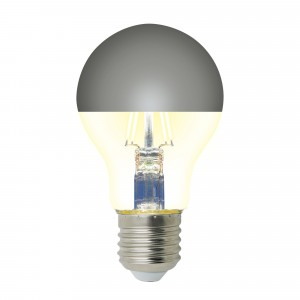 Uniel Sky ЛОН A60 E27 4W(450lm 180°) 4000K 4K прозрачная 60?105 LED-A60-4W/4000K/E27/CL MIRROR