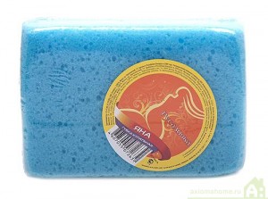 Губка для тела (мочалка) прямоугольная ЯНА 14*9*4.5см 72639 РУСАЛОЧКА