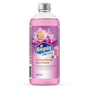 Пена для ванн Волшебная фантазия Biopin Derma 650мл