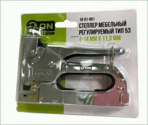 3-ON Степлер мебельный регулируемый тип 53, 4-14мм x 11.3мм, 18-01-001