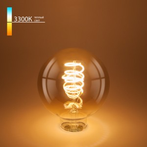 ES лампа св/д Filament Classic FD 8W 3300K E27 (G95 спираль тонированный) a048304