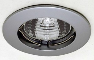VEKTOR VP146 PС св-к встр. 50W MR16 GU5.3 алюм.литьё, перлам.хром