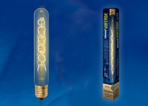 Uniel  LOFT L32A E27 60W винтажная лампа накаливания IL-V-L32A-60/GOLDEN/E27 CW01