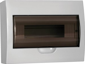 IEK GENERICA бокс (корпус) пластик ЩРН-П-12 модулей навесной  IP41 MKP12-N-12-41-G