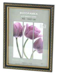 Фоторамка Interior Office пластик 989 10х15 черный 3901