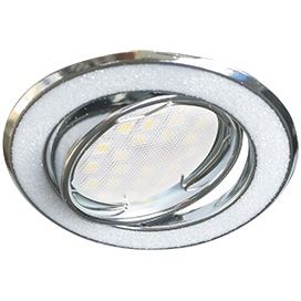 Ecola MR16 GU5.3 DL39s св-к поворот. Круг под стекл. Белый блеск/Хром 26x94 FW1624EFY