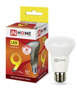 ASD/InHome VC R63 E27 9W(810lm) 3000K 2K 102x63 (без пульсации) 4301