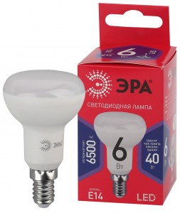 ЭРА ECO R50 E14 6W(500lm) 6500K 6K 83х50 R50-6W-865-E14 5703