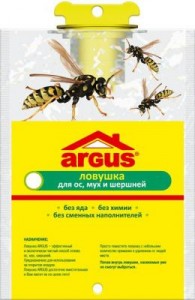 Argus Ловушка пластик. (пакет) 1шт. От ОС, мух, шершней AR-046