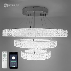 Estares св-к-люстра св/д упр. подвес AKRILKA 3R 120W(12000lm) 2K-4K-6K круг 600x1200 пультДУ IP20
