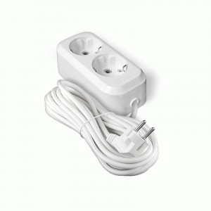 UNIVersal сет. удл. ПВС 3х1 2 роз. 7 м 10А земля (корпус ABS) E-302 1975