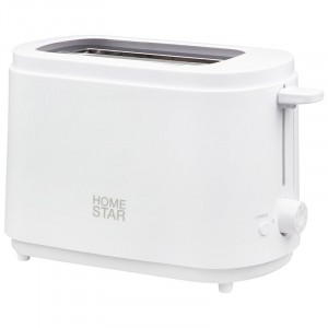 Тостер HomeStar HS-1050, 750Вт, 6 степеней прожарки, поддон д/крошек, белый 106196